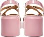 Cesare Gaspari Roze Blokhak Sandalen Pink Dames - Thumbnail 6