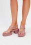 Cesare Gaspari Roze Blokhak Sandalen Pink Dames - Thumbnail 10