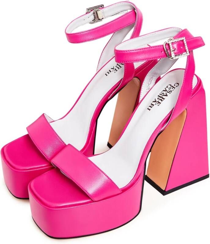 Cesare Gaspari Roze High-Heeled Elegance Sandalen Pink Dames