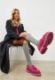 Cesare Gaspari Roze Platform Loafers met Kwast Details Pink Dames - Thumbnail 5