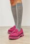 Cesare Gaspari Roze Platform Loafers met Kwast Details Pink Dames - Thumbnail 9