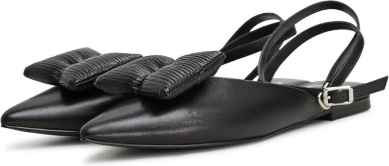 Cesare Gaspari Slingback Ballerina Zwart Black Dames