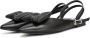 Cesare Gaspari Slingback Ballerina Zwart Black Dames - Thumbnail 2