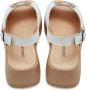 Cesare Gaspari Slip-On Plateauhak Sandalen Wit White Dames - Thumbnail 6