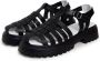 Cesare Gaspari Stijlvolle Blokhak Sandalen Zwart Black Dames - Thumbnail 11