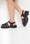 Cesare Gaspari Stijlvolle Blokhak Sandalen Zwart Black Dames - Thumbnail 20