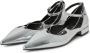 Cesare Gaspari Stijlvolle Block Heeled Ballerinas Gray Dames - Thumbnail 3