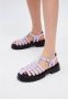 Cesare Gaspari Stijlvolle Blokhak Sandalen Lila Purple Dames - Thumbnail 14