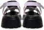 Cesare Gaspari Stijlvolle Blokhak Sandalen Lila Purple Dames - Thumbnail 18