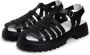 Cesare Gaspari Stijlvolle Blokhak Sandalen Zwart Black Dames - Thumbnail 3