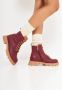 Cesare Gaspari Stijlvolle Leather Lace-up Ankle Boots Red Dames - Thumbnail 8