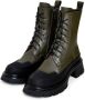 Cesare Gaspari Stijlvolle Leren Veterschoenen Green Dames - Thumbnail 2