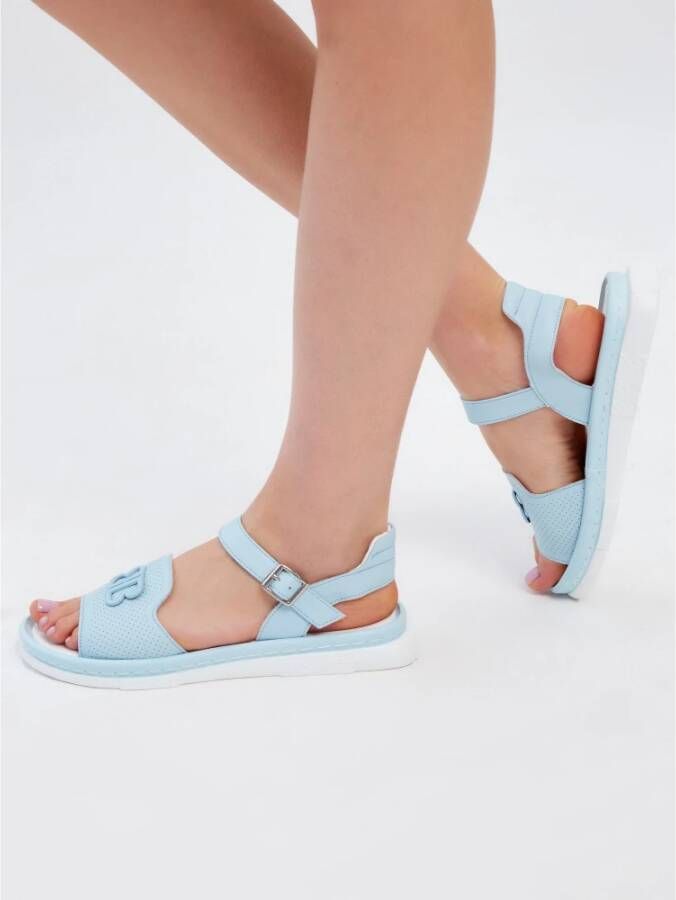 Cesare Gaspari Stijlvolle Plateau Sandalen Blue Dames