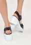 Cesare Gaspari Stijlvolle Plateauhak Sandalen Black Dames - Thumbnail 7