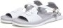 Cesare Gaspari Stijlvolle Platform Sandalen Wit White Dames - Thumbnail 3