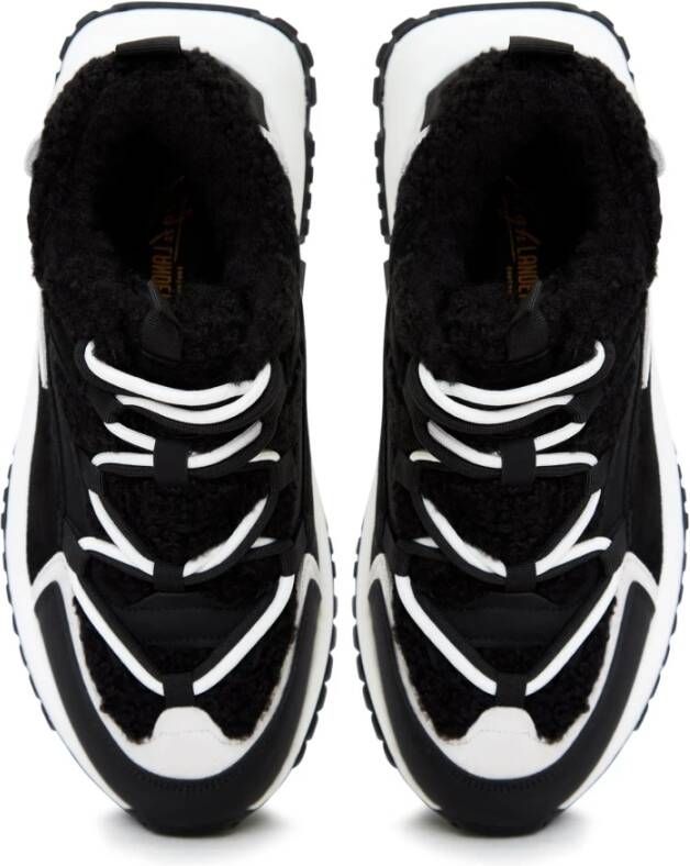 Cesare Gaspari Stijlvolle Platform Sneakers Black Dames