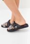 Cesare Gaspari Stijlvolle Flat Sole Mules Zwart Black Dames - Thumbnail 10