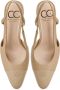 Cesare Gaspari Stijlvolle Slingback Block Heels Pumps Beige Dames - Thumbnail 7