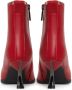 Cesare Gaspari Stiletto Classic Enkellaarzen Red Dames - Thumbnail 11