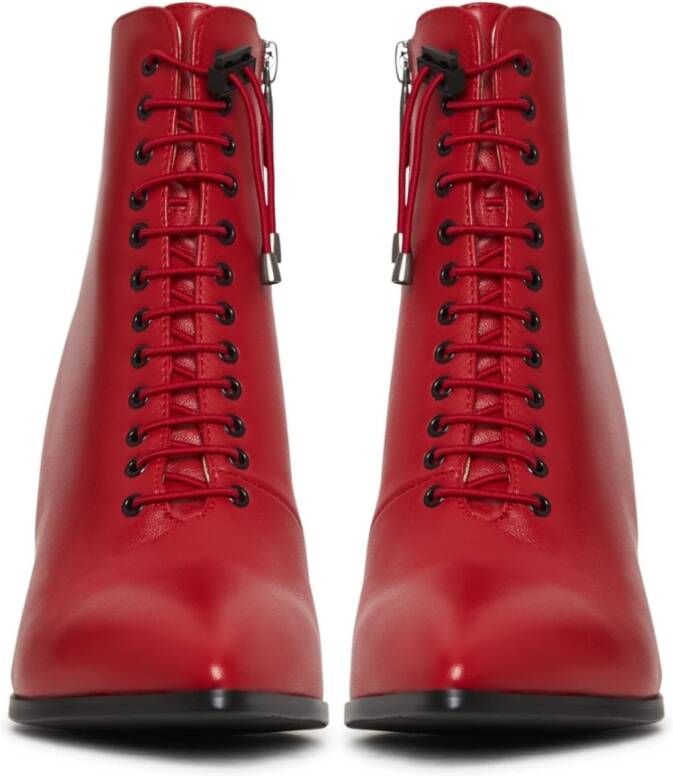 Cesare Gaspari Stiletto Classic Enkellaarzen Red Dames