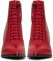 Cesare Gaspari Stiletto Classic Enkellaarzen Red Dames - Thumbnail 6