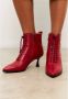 Cesare Gaspari Stiletto Classic Enkellaarzen Red Dames - Thumbnail 8