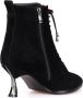 Cesare Gaspari Stiletto Classic Enkellaarzen Zwart Black Dames - Thumbnail 19