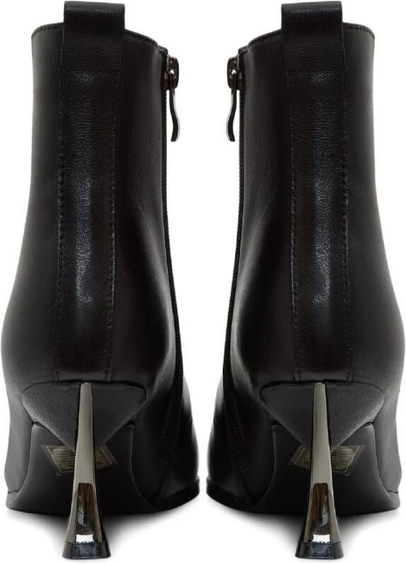 Cesare Gaspari Stiletto Classic Enkellaarzen Zwart Black Dames