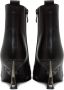 Cesare Gaspari Stiletto Classic Enkellaarzen Zwart Black Dames - Thumbnail 8