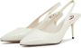 Cesare Gaspari Stiletto High Heeled Pumps White Dames - Thumbnail 2