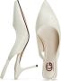 Cesare Gaspari Stiletto High Heeled Pumps White Dames - Thumbnail 4