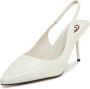 Cesare Gaspari Stiletto High Heeled Pumps White Dames - Thumbnail 5