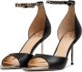 Cesare Gaspari Stiletto Hoge Hakken Sandalen Herenna Zwart Black Dames - Thumbnail 3