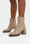 Cesare Gaspari Casual hoge hak enkellaarsjes Beige Dames - Thumbnail 10