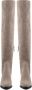 Cesare Gaspari Suede Chic Over-the-Knee Boots Beige Dames - Thumbnail 3