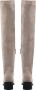 Cesare Gaspari Suede Chic Over-the-Knee Boots Beige Dames - Thumbnail 4