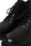 Cesare Gaspari Suede Flat Sole Ankle Boots Black Dames - Thumbnail 4