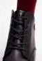 Cesare Gaspari Suede Flat Sole Ankle Boots Black Dames - Thumbnail 6