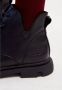 Cesare Gaspari Suede Flat Sole Ankle Boots Black Dames - Thumbnail 7