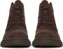 Cesare Gaspari Suede Flat Sole Ankle Boots Brown Dames - Thumbnail 4