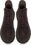 Cesare Gaspari Suede Flat Sole Ankle Boots Brown Dames - Thumbnail 6