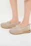 Cesare Gaspari Suede Laser Cut Loafers Beige Dames - Thumbnail 10