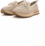 Cesare Gaspari Suede Laser Cut Loafers Beige Dames - Thumbnail 2