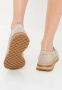 Cesare Gaspari Suede Laser Cut Loafers Beige Dames - Thumbnail 7