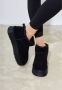 Cesare Gaspari Suede Platform Winterlaarzen Zwart Black Dames - Thumbnail 4