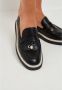 Cesare Gaspari Suede Slip-On Loafers Black Dames - Thumbnail 7