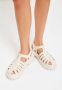 Cesare Gaspari Urban Blokhak Sandalen Beige Dames - Thumbnail 8