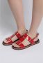 Cesare Gaspari Urban Chic Leren Sandalen Red Dames - Thumbnail 2