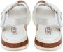 Cesare Gaspari Urban Leren Plateauhakken Sandalen White Dames - Thumbnail 11