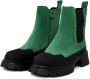 Cesare Gaspari Urban Platform Enkellaarzen Groen Green Dames - Thumbnail 3